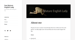 Desktop Screenshot of matureenglishlady.com
